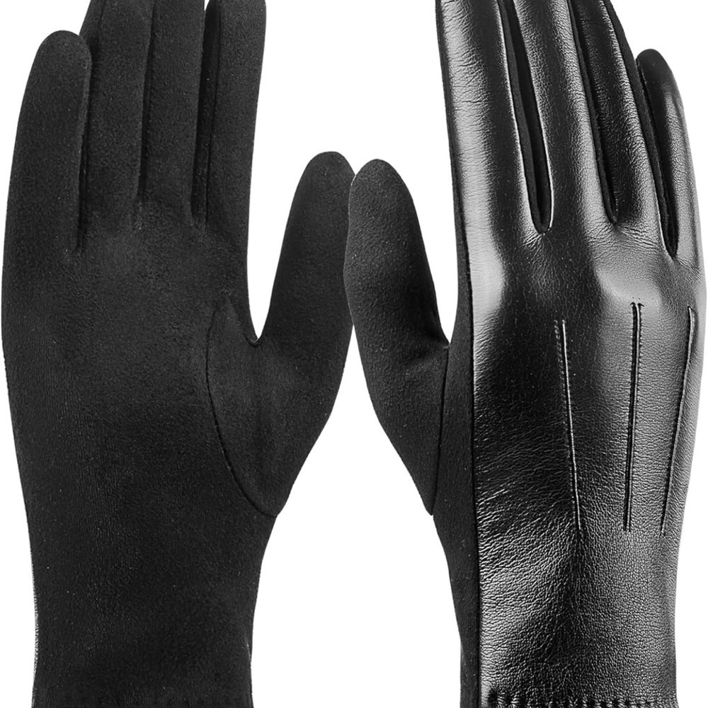Gloves, Intelligent Touch Screen Warm and Comfortable Wool Lined Gloves 2 Pairs